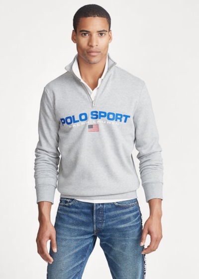 Sudaderas Polo Ralph Lauren Hombre Grises - Polo Sport Fleece - LSKQG4085